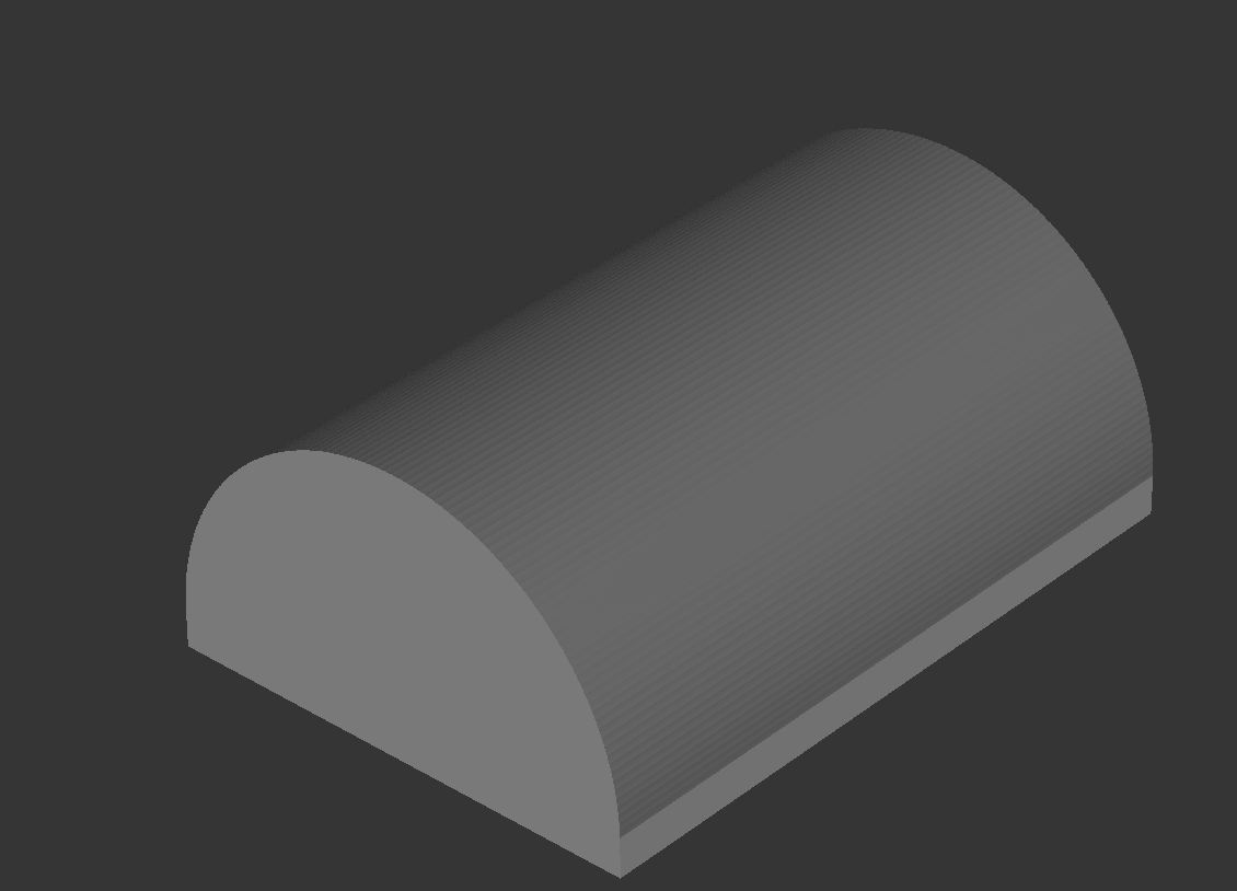 Cilindro en posición horizontal exterior en líneas de contorno con fresa esférica