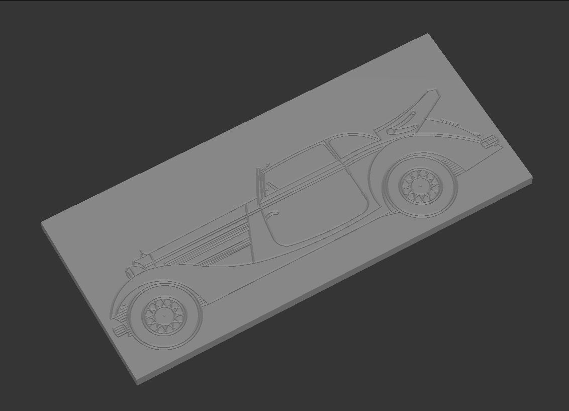 Grabado decorativo Oldtimer